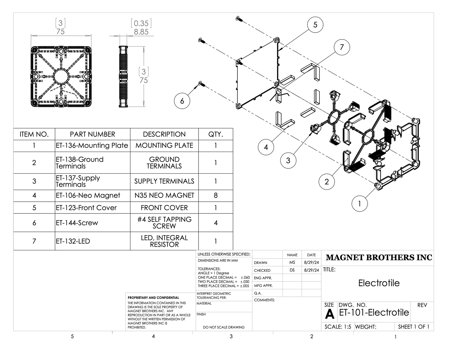 Electrotiles Build-It-Yourself Kit